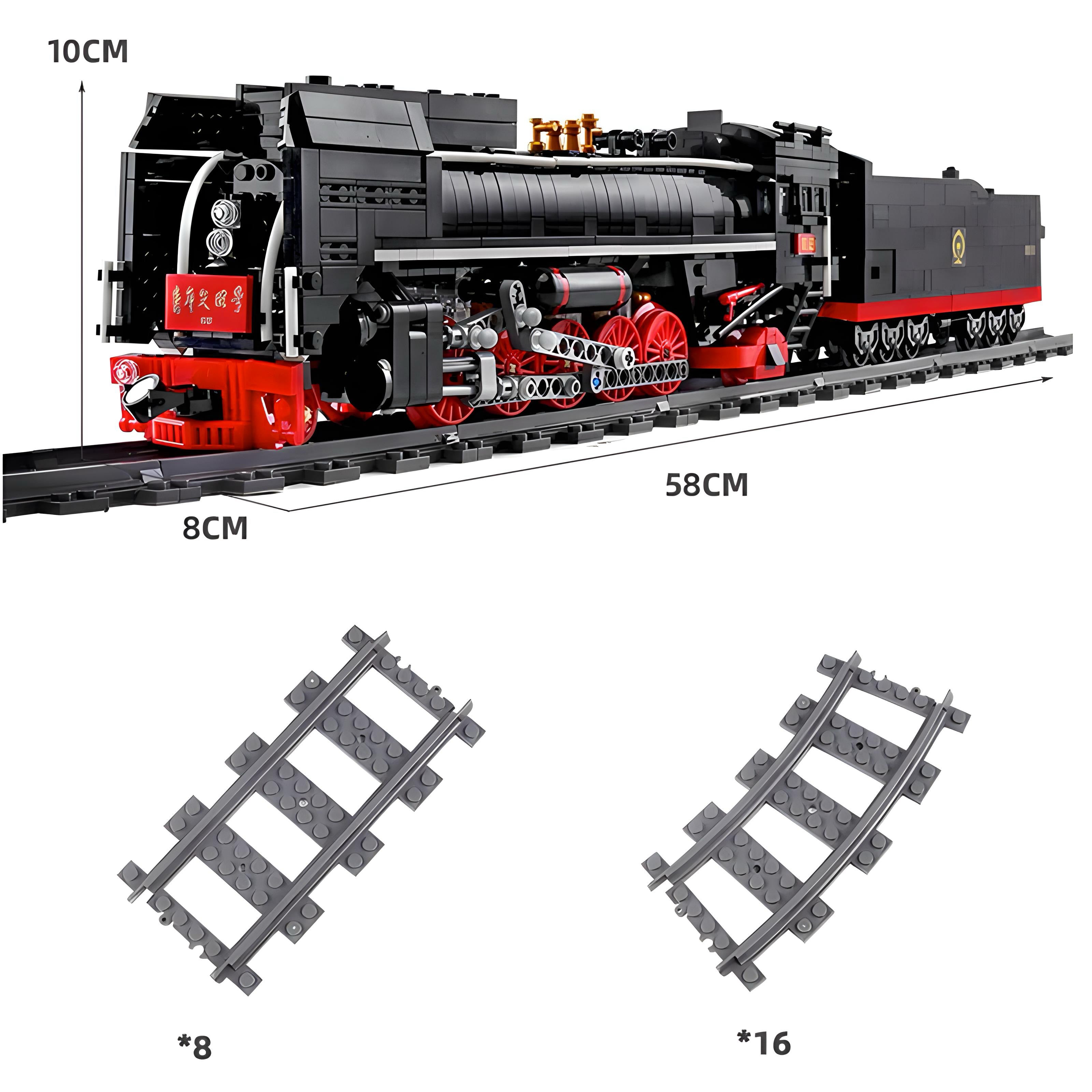 UZAKTAN KUMANDALI BUHARLI TREN | 1552 Parça